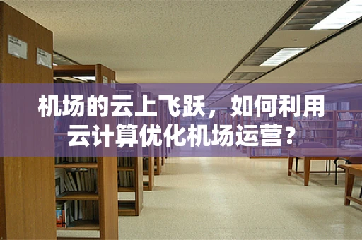 机场的云上飞跃，如何利用云计算优化机场运营？