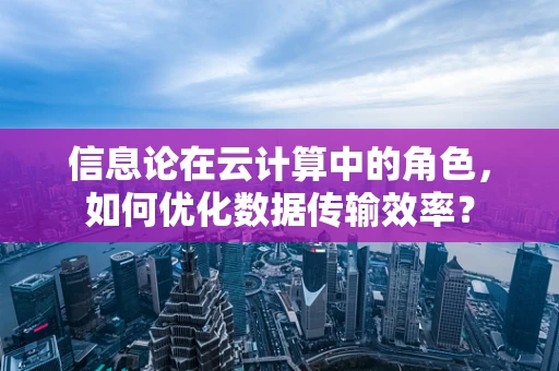 信息论在云计算中的角色，如何优化数据传输效率？