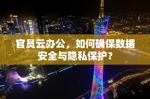 官员云办公，如何确保数据安全与隐私保护？