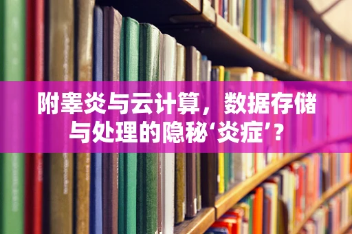 附睾炎与云计算，数据存储与处理的隐秘‘炎症’？