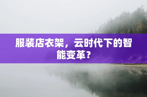 服装店衣架，云时代下的智能变革？