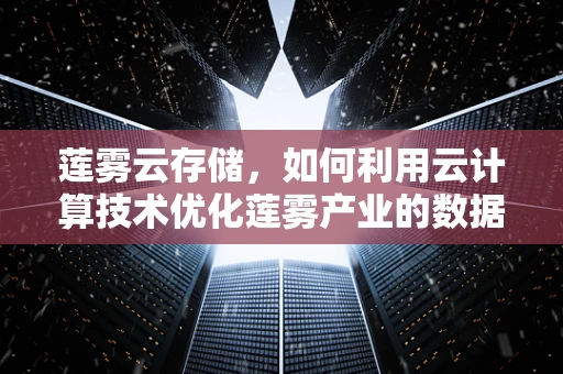 莲雾云存储，如何利用云计算技术优化莲雾产业的数据管理？