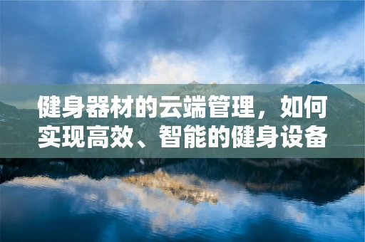 健身器材的云端管理，如何实现高效、智能的健身设备维护？