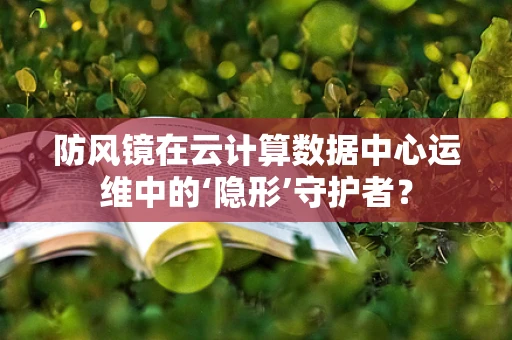 防风镜在云计算数据中心运维中的‘隐形’守护者？