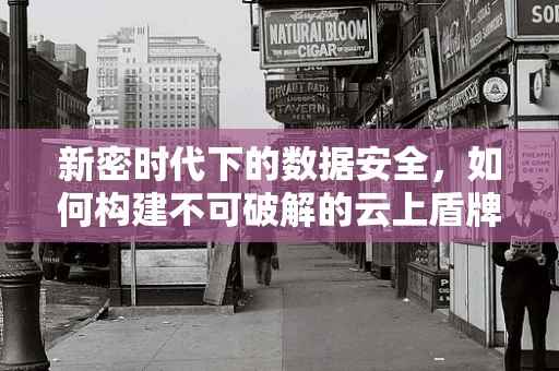 新密时代下的数据安全，如何构建不可破解的云上盾牌？