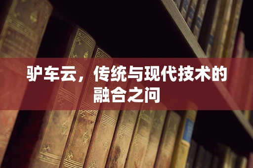 驴车云，传统与现代技术的融合之问