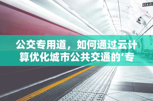 公交专用道，如何通过云计算优化城市公共交通的‘专属’体验？