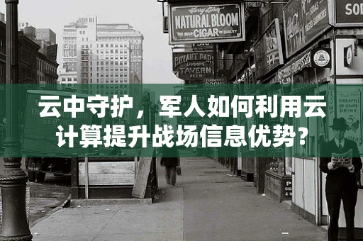 云中守护，军人如何利用云计算提升战场信息优势？