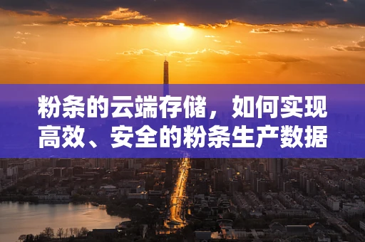 粉条的云端存储，如何实现高效、安全的粉条生产数据管理？