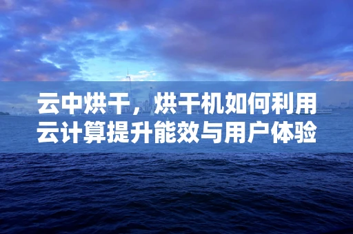 云中烘干，烘干机如何利用云计算提升能效与用户体验？