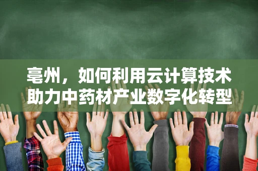 亳州，如何利用云计算技术助力中药材产业数字化转型？