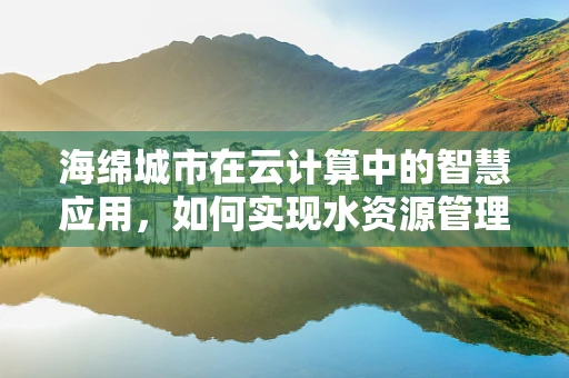 海绵城市在云计算中的智慧应用，如何实现水资源管理的弹性与高效？