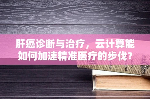 肝癌诊断与治疗，云计算能如何加速精准医疗的步伐？