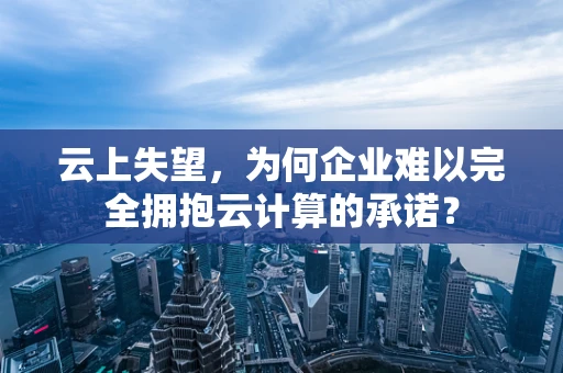 云上失望，为何企业难以完全拥抱云计算的承诺？