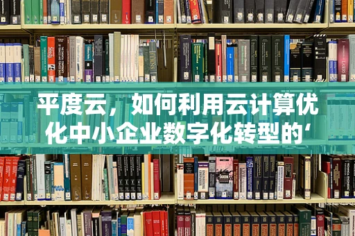 平度云，如何利用云计算优化中小企业数字化转型的‘最后一公里’？