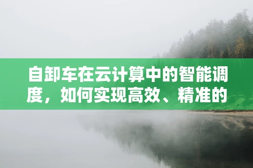 自卸车在云计算中的智能调度，如何实现高效、精准的运输管理？