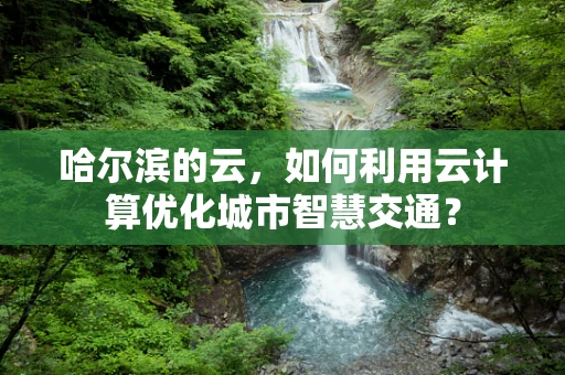 哈尔滨的云，如何利用云计算优化城市智慧交通？