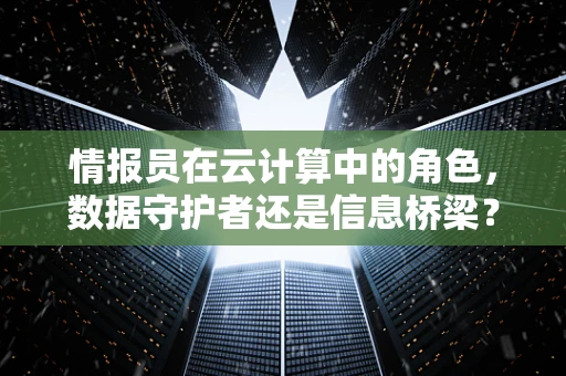 情报员在云计算中的角色，数据守护者还是信息桥梁？