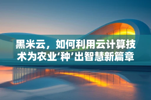 黑米云，如何利用云计算技术为农业‘种’出智慧新篇章？