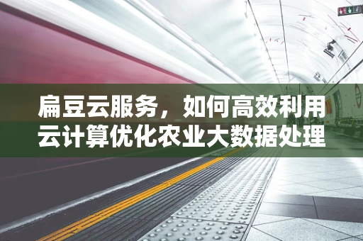 扁豆云服务，如何高效利用云计算优化农业大数据处理？