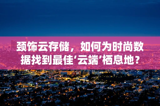 颈饰云存储，如何为时尚数据找到最佳‘云端’栖息地？