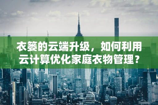 衣篓的云端升级，如何利用云计算优化家庭衣物管理？