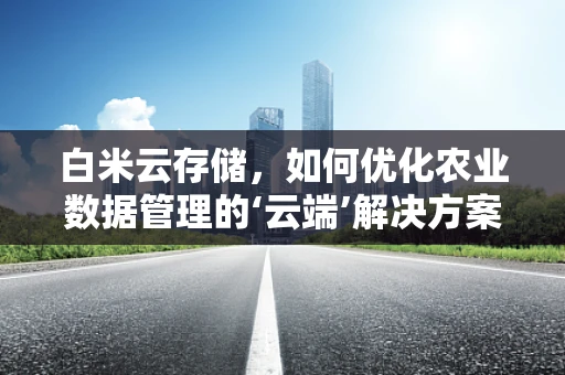 白米云存储，如何优化农业数据管理的‘云端’解决方案？