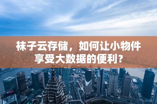 袜子云存储，如何让小物件享受大数据的便利？