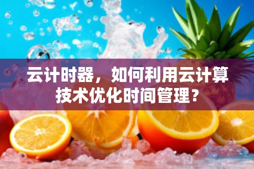 云计时器，如何利用云计算技术优化时间管理？