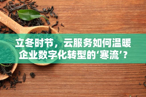 立冬时节，云服务如何温暖企业数字化转型的‘寒流’？