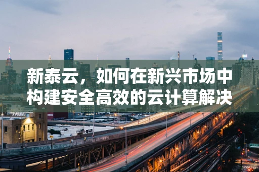 新泰云，如何在新兴市场中构建安全高效的云计算解决方案？